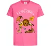 Дитяча футболка The Lion King set Яскраво-рожевий фото