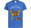 Дитяча футболка The Lion King set Яскраво-синій фото