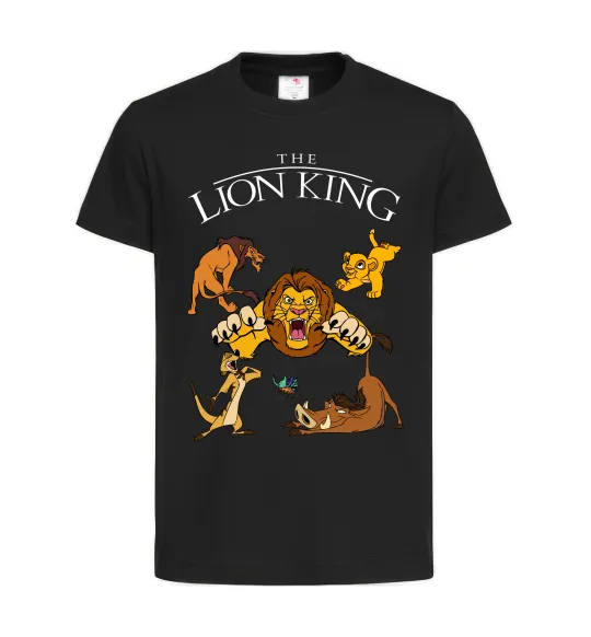 Детская футболка The Lion King set Черный фото