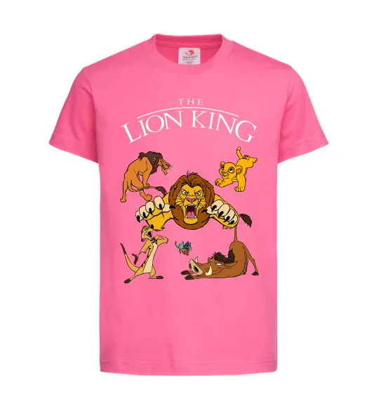 Детская футболка The Lion King set Ярко-розовый фото
