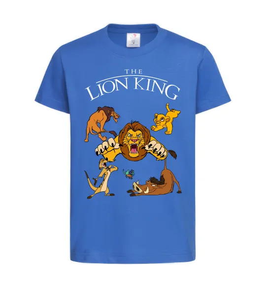 Детская футболка The Lion King set Ярко-синий фото