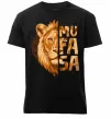 Чоловіча преміум футболка Lion King Mufasa Чорний фото