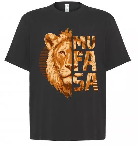 Футболка Оверсайз Lion King Mufasa Черный фото