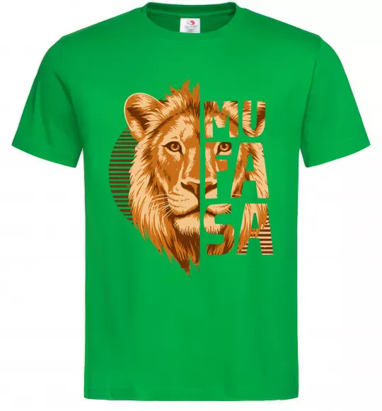 Мужская футболка Lion King Mufasa Зеленый фото