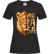 Женская футболка Lion King Mufasa Черный фото