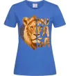 Женская футболка Lion King Mufasa Ярко-синий фото