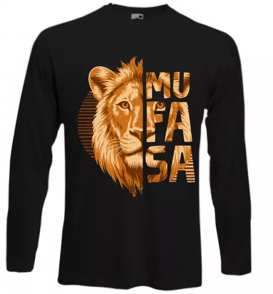 Лонгслив Lion King Mufasa Черный фото