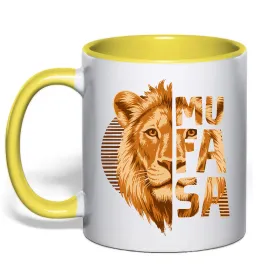 Чашка з кольоровою ручкою