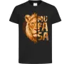 Дитяча футболка Lion King Mufasa Чорний фото