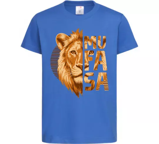 Дитяча футболка Lion King Mufasa Яскраво-синій фото