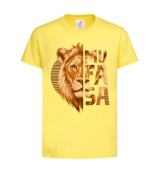 Детская футболка Lion King Mufasa Лимонный фото