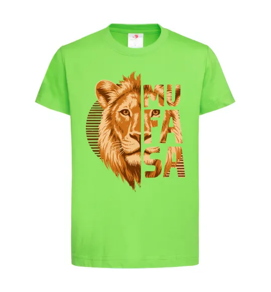 Детская футболка Lion King Mufasa Лаймовый фото