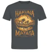 Мужская футболка Hakuna Matata The Lion King Графит фото