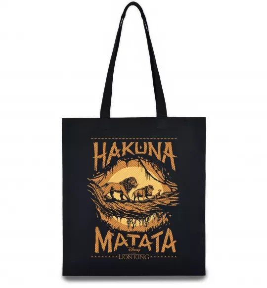 Эко-сумка Hakuna Matata The Lion King Черный фото