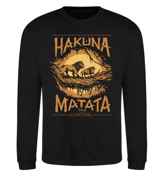 Свитшот Hakuna Matata The Lion King Черный фото