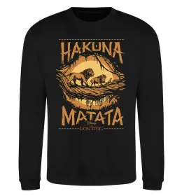 Свитшот Hakuna Matata The Lion King Черный фото