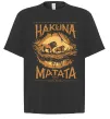 Футболка Оверсайз Hakuna Matata The Lion King Черный фото