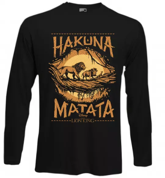 Лонгслив Hakuna Matata The Lion King Черный фото