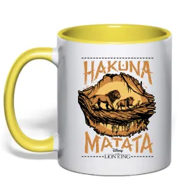 Чашка з кольоровою ручкою