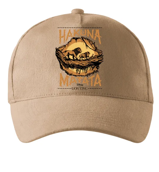 Кепка Hakuna Matata The Lion King Пісочний фото