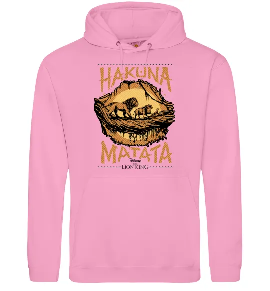 Жіноча толстовка (худі) Hakuna Matata The Lion King Рожевий фото