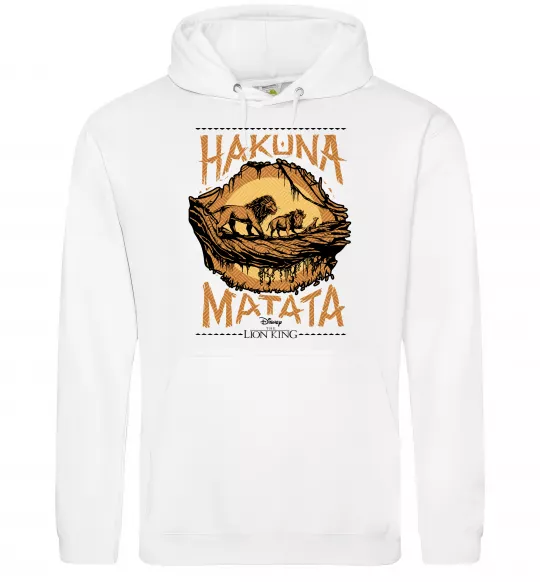 Жіноча толстовка (худі) Hakuna Matata The Lion King Білий фото