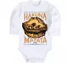 Детский боди Hakuna Matata The Lion King Белый фото