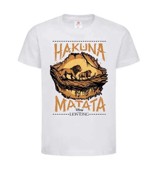 Дитяча футболка Hakuna Matata The Lion King Білий фото