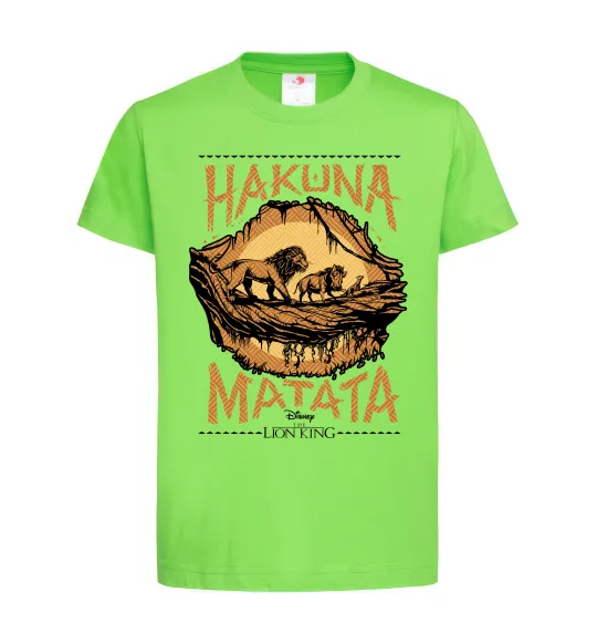 Дитяча футболка Hakuna Matata The Lion King Лаймовий фото