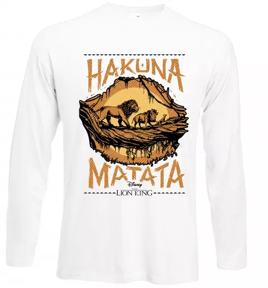 Лонгслив Hakuna Matata The Lion King Белый фото