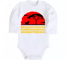 Детский боди Ba Sowenyyyaa Белый фото