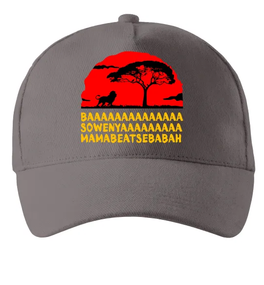 Кепка Ba Sowenyyyaa Серый фото