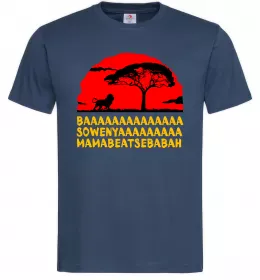 Мужская футболка Ba Sowenyyyaa Темно-синий фото