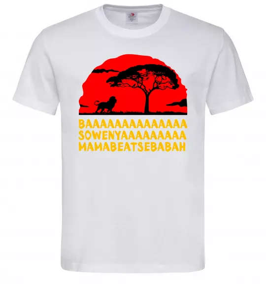 Мужская футболка Ba Sowenyyyaa Белый фото