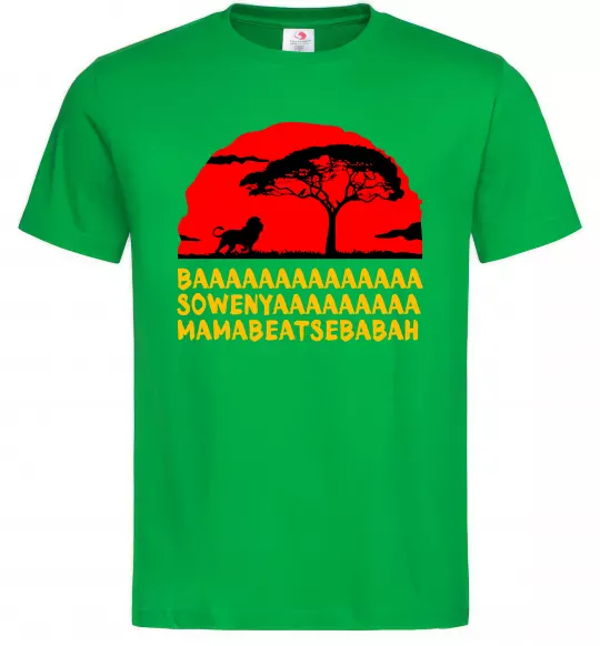 Мужская футболка Ba Sowenyyyaa Зеленый фото