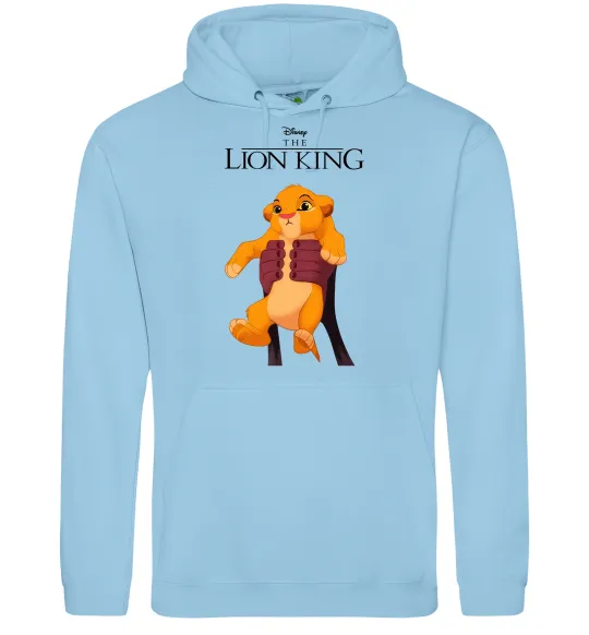 Женская толстовка (худи) Король Лев Сімба Голубой фото