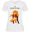 Жіноча футболка Король Лев Сімба Білий фото