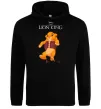 Мужская толстовка (худи) Король Лев Сімба Черный фото