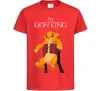 Детская футболка Король Лев Сімба Красный фото