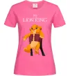 Жіноча футболка Король Лев Сімба Яскраво-рожевий фото