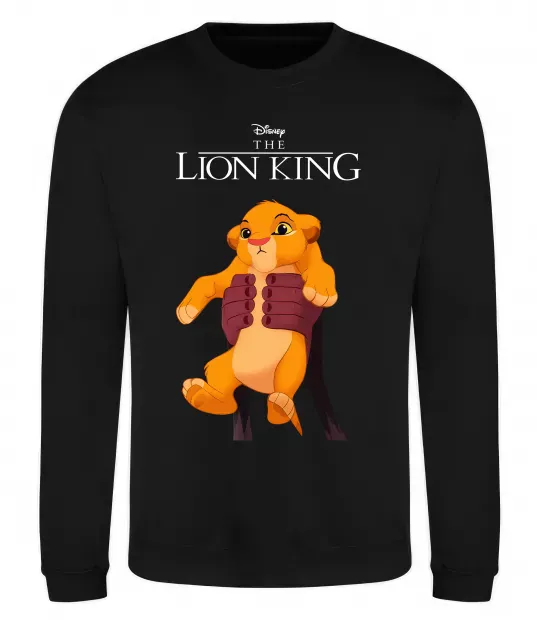 Світшот Король Лев Сімба Чорний фото