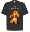 Футболка Оверсайз Король Лев Сімба Черный фото