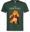 Чоловіча футболка Король Лев Сімба Темно-зелений фото