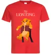 Чоловіча футболка Король Лев Сімба Червоний фото