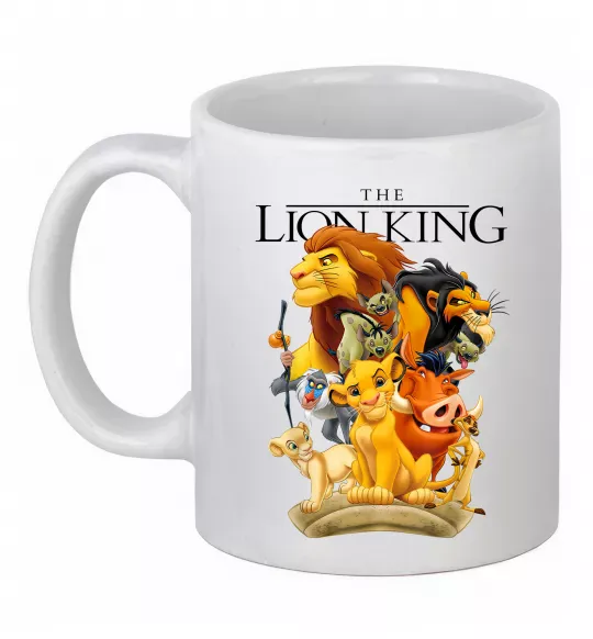 Чашка керамическая Король Лев персонажі Белый фото