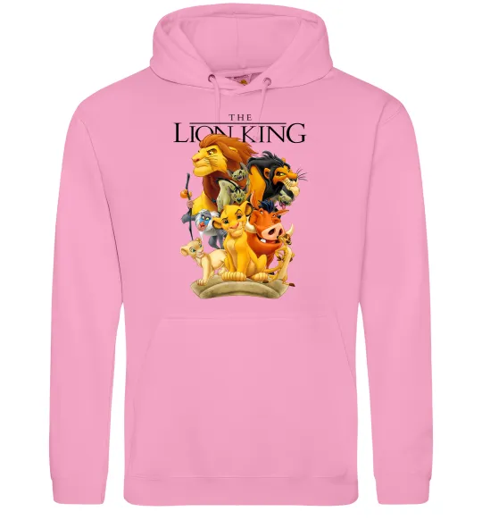 Жіноча толстовка (худі) Король Лев персонажі Рожевий фото