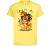 Детская футболка Король Лев персонажі Лимонный фото