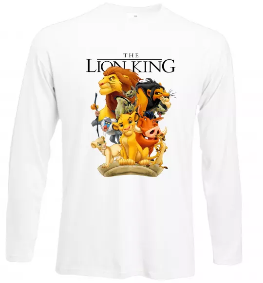Лонгслив Король Лев персонажі Белый фото