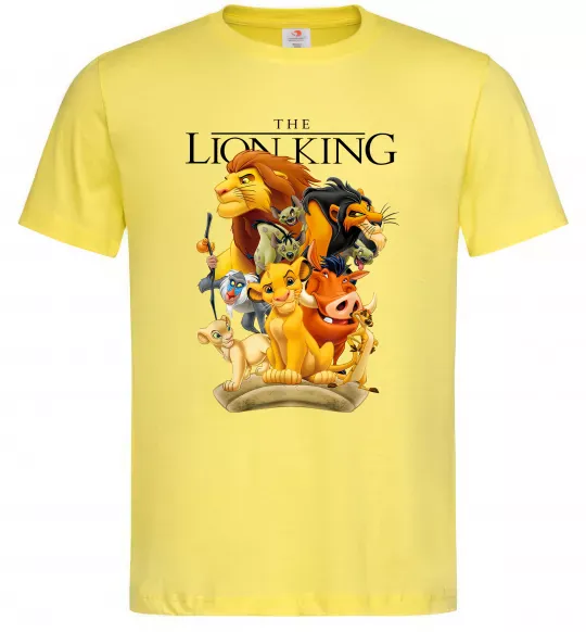 Чоловіча футболка Король Лев персонажі Лимонний фото