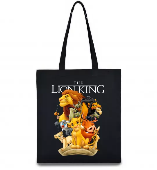 Эко-сумка Король Лев персонажі Черный фото